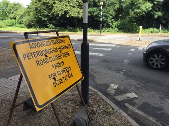 Motorists are being warned of the works