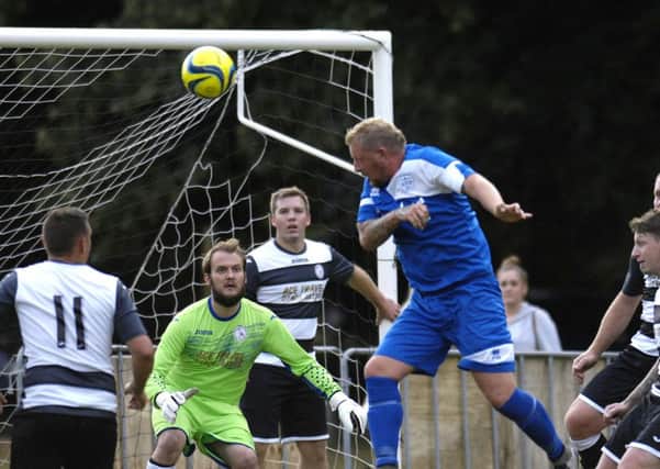 Action from a Sutton Bridge United game.