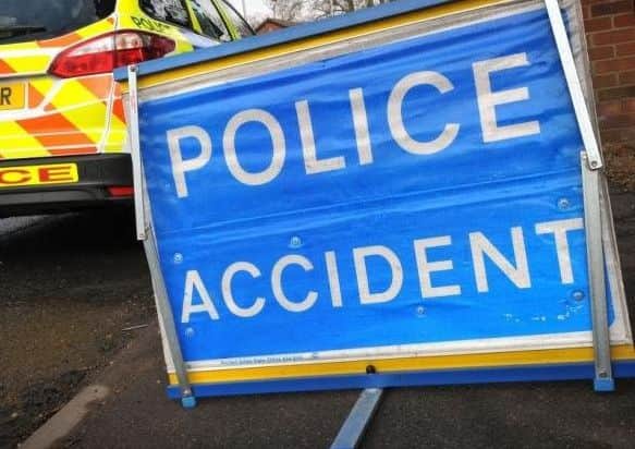 Accident sign