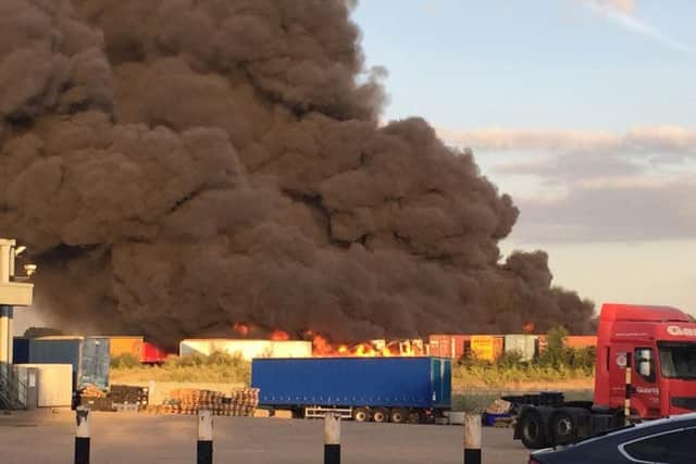 The fire at the Hotpoint trailer park