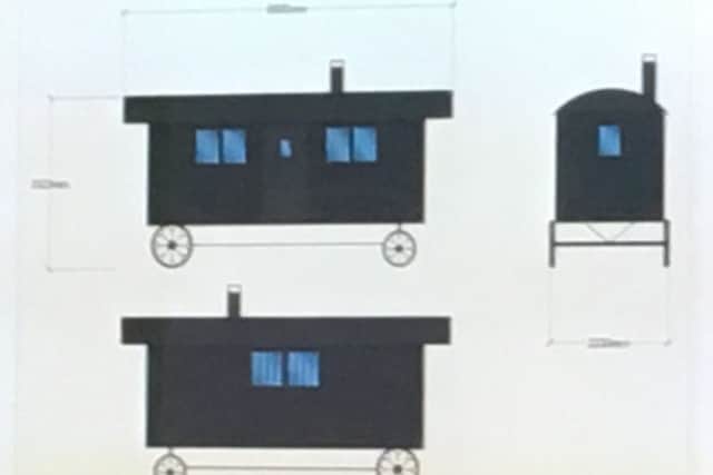 Plans for the shepherd's huts