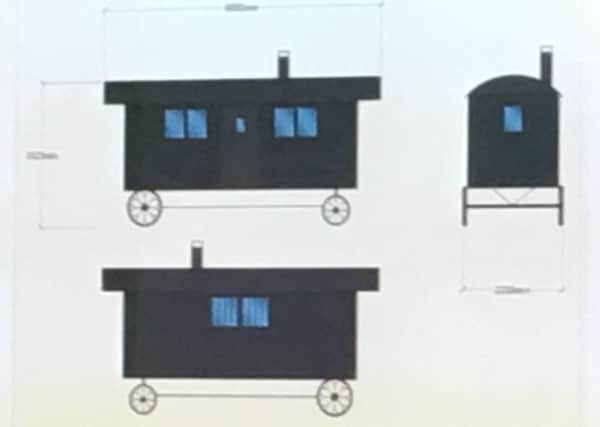 Plans for the shepherd's huts