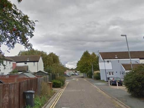 There were 14 reports of crime in the Honeyhill area