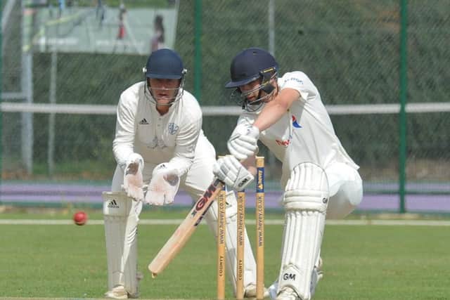 Josh Smith in action against Desborough. Photo: David Lowndes.