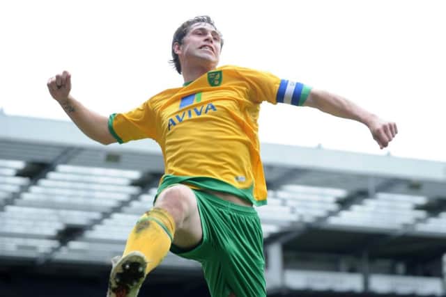 Former Norwich City star Grant Holt plays for Wroxham.