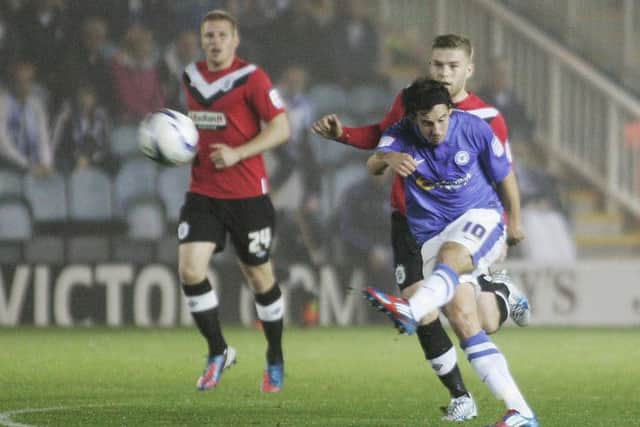 George Boyd was in the centre circle when he took aim and scored against Huddersfield in a Championship fixture at London Road.