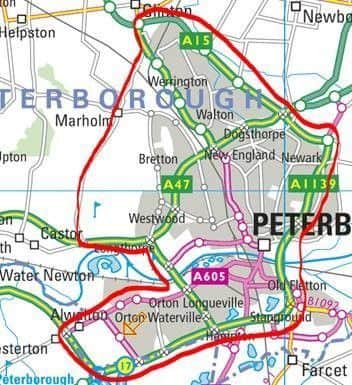 The area covered by the dispersal order