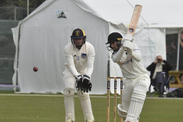 Chris Milner passed 900 runs for the Northants Premier Division season during an innins of 68 against Brigstock.