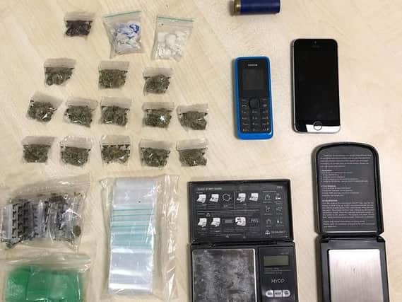 Items seized by police. Photo: Cambridgeshire police