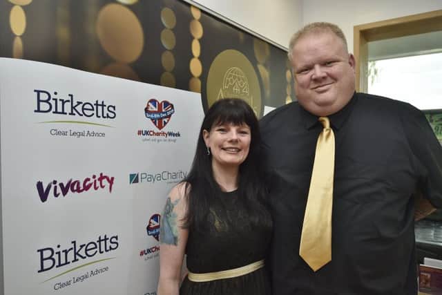 Charity Today Awards 2019 at the Key Theatre.  Paul and Helen Neaven from St John Ambulance. EMN-190909-082337009