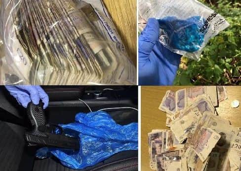 Items seized from county lines drug dealers. Photos: Cambridgeshire police