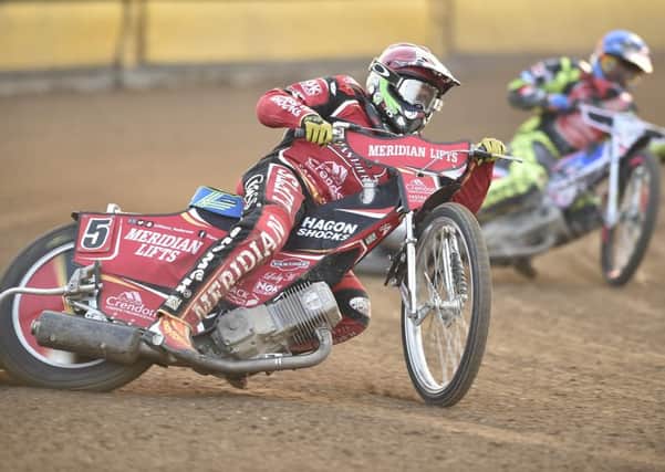 Hans Andersen in action for Peterborough Panthers.