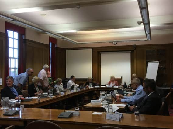 The scrutiny committee meeting