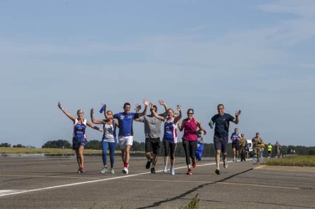 Run the Runway at RAF wittering

Runners taking part in a run along the runway on Friday 13th Sept 2019 to raise money for the RAF Benevolent fund