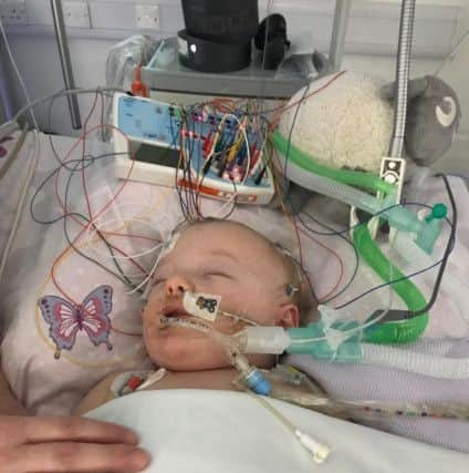 Emily in hospital