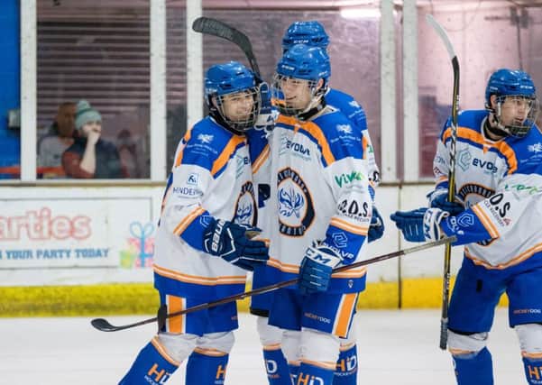 Phantoms youngster Ross Clarke (left) was the victim of a nasty incident against Bracknell.