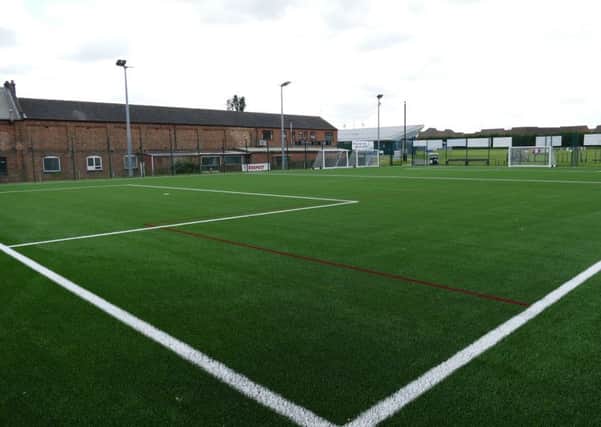 The new 3G pitch at Nene Valley Community Centre