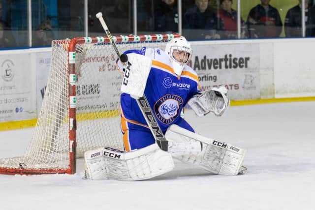 Phantoms netminder Jordan Marr saved a penalty shot in Swindon.
