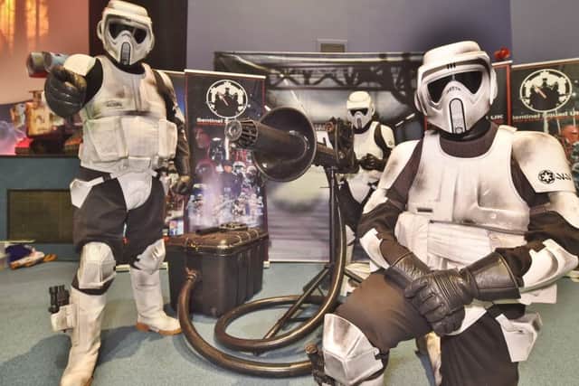 Feel the Force Day last year. Star Wars Sentinel troopers