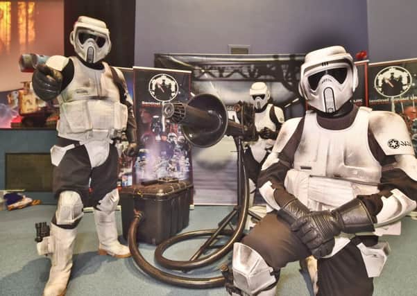 Feel the Force Day last year. Star Wars Sentinel troopers