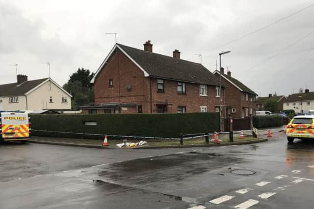 Police outside at a property in Edinburgh Drive, Wisbech. Photo: Sam Russell/PA Wire