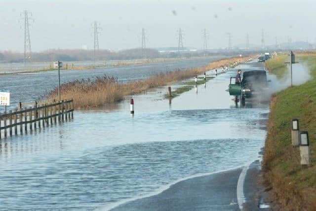 Previous flooding at North Bank