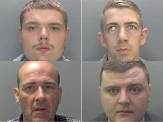 These are the faces of the people jailed in Peterborough and Cambridgeshire in September.