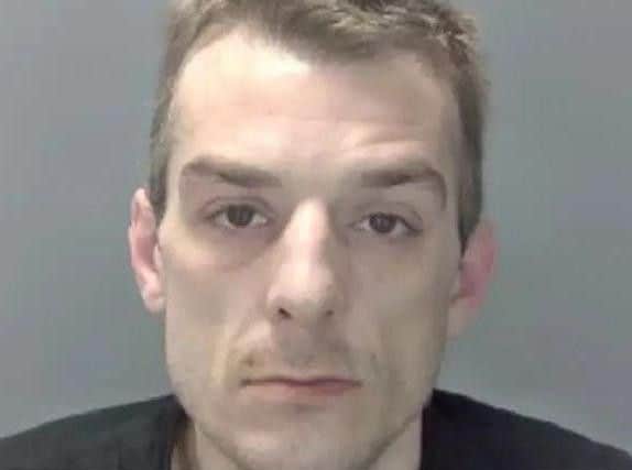 Career crook Paul Priestley, 40, of no fixed abode, pleaded guilty to one count of breaching a criminal behaviour order after being caught trying to break into a car in Parnwell. He was jailed for 30 months.
