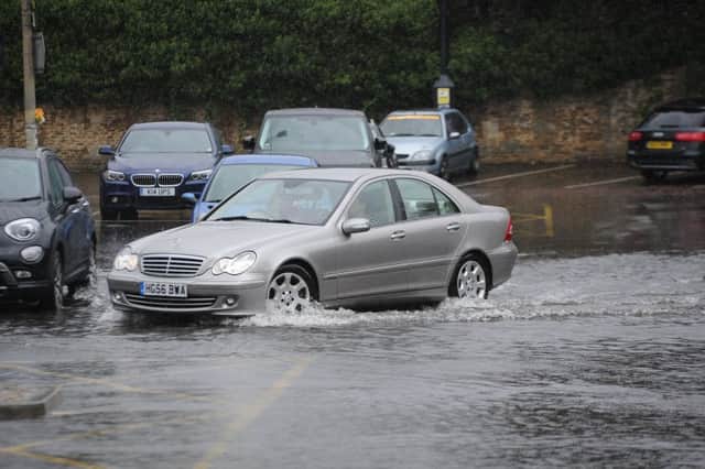 Car Haven Car Park after heavy rain earlier this week
