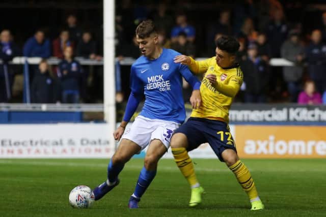 A very pleasing first-team debut for the tall centre-back. Stayed strong when Posh were struggling in the first-half.