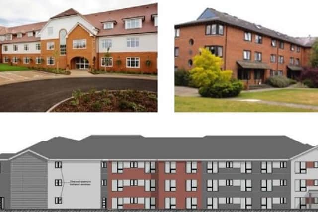 Submitted images for the proposed new care home