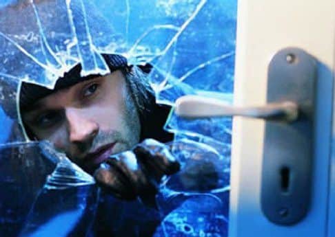 Burglary stock image