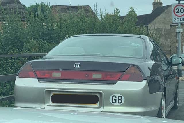 Driver reported and vehicle seized