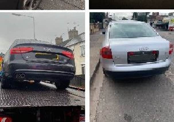 Cars seized in Peterborough by the BCH Road Policing Unit