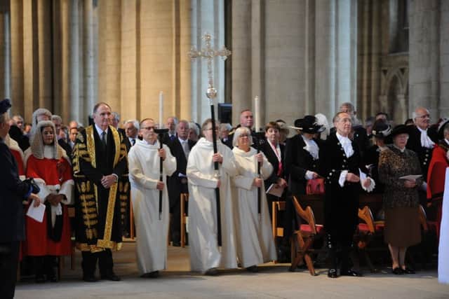 The High Sheriff's Justice Service at Peterborough Cathedral. EMN-190610-201348009