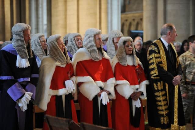 The High Sheriff's Justice Service at Peterborough Cathedral. EMN-190610-200859009