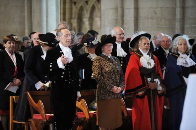 The High Sheriff's Justice Service at Peterborough Cathedral. EMN-190610-200910009