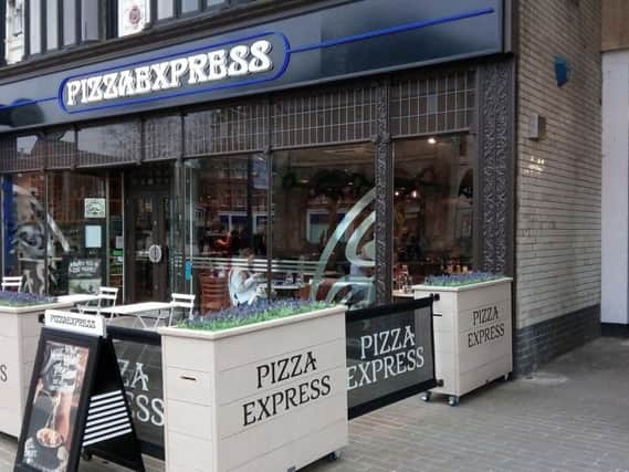 Pizza Express in Peterborough.