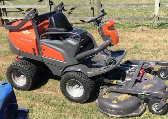 The stolen lawnmowers