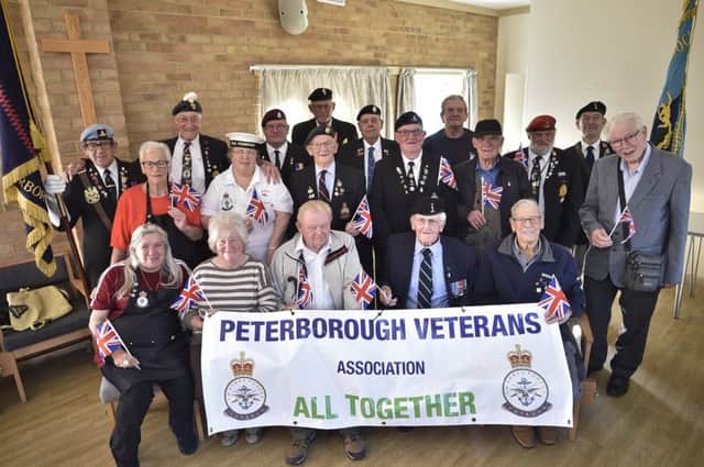 Peterborough Veterans Association in their new premises at Westgate Church hall following the closure of the Northminster car park building. EMN-190913-173832009