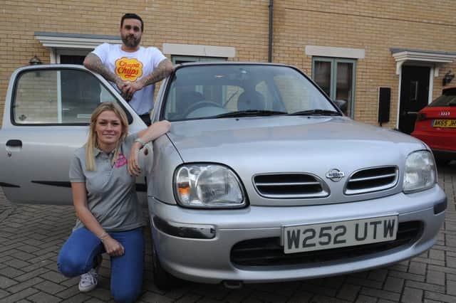 Leigh Taylor and Shelley Cash of Castor  off on a 10,000 mile trip to Mongolia in a £200 car. EMN-190810-182734009
