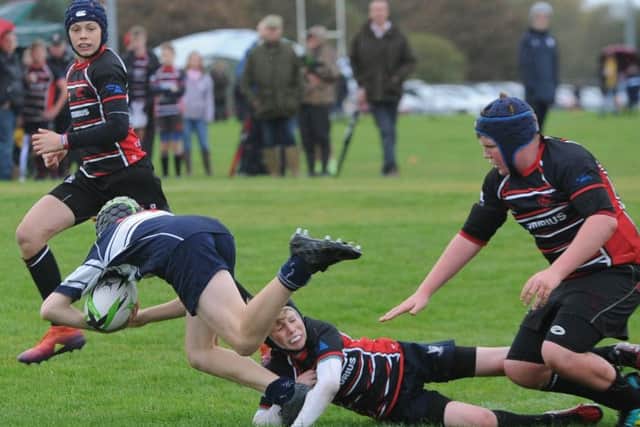 Action from Oundle v Kettering (in possession). Photo: David Lowndes.
