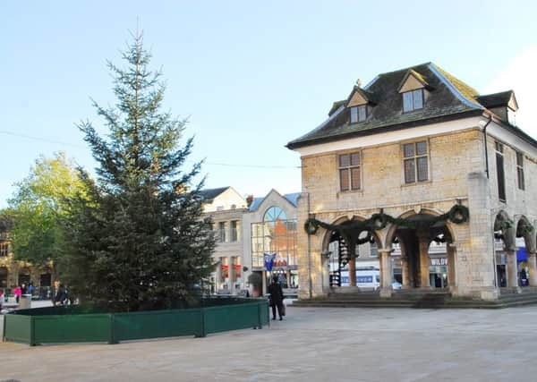 Cathedral Square in Peterborough