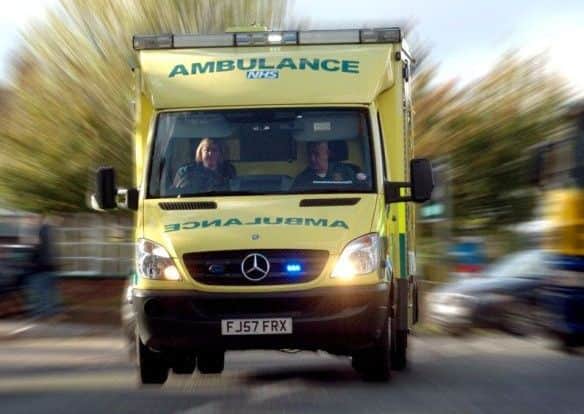 The ambulance service are currently at the scene