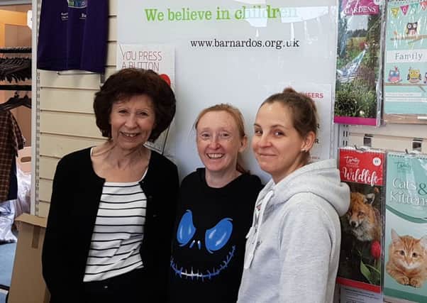 Members of the Barnardo's team at the Hempsted store