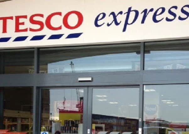 A different Tesco Express store to the one which was robbed
