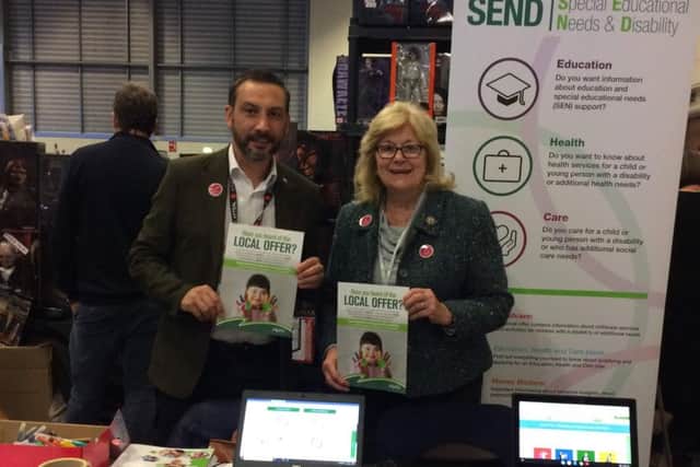 Cllr Simon Bywater and Clly Lynne Ayres launching the competition