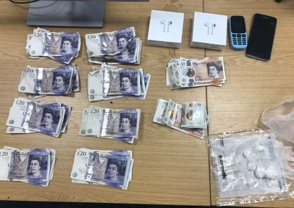 Items which were seized by police. Photo: Cambridgeshire police