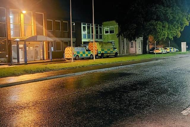 The emergency services in Westfield Road. Photo: Community First Peterborough