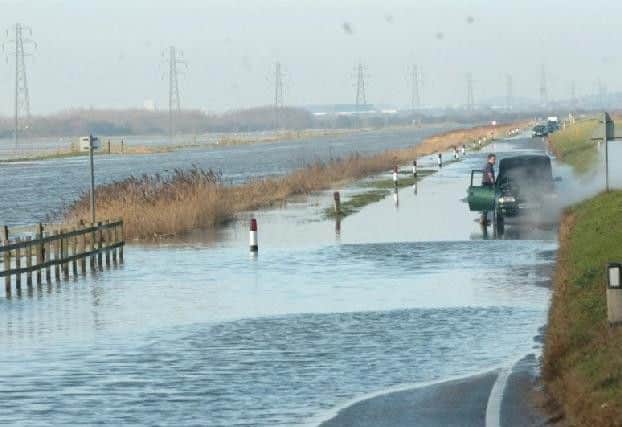 Previous flooding at North Bank